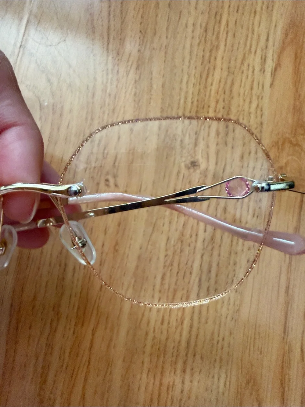 Women Rimless Reader +1.25